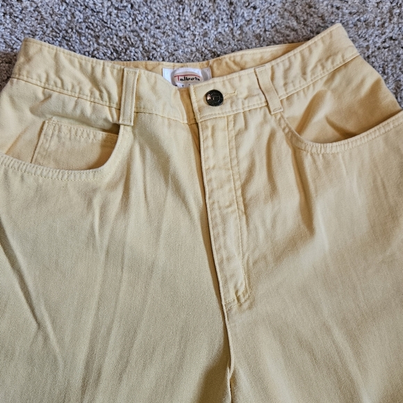 Talbots Yellow Straight Leg Trousers | Size 6 | High Rise - Picture 1 of 5